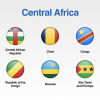 Central Africa Flags