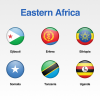 Eastern Africa Flags