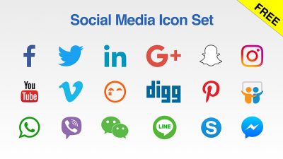 Social Media Icon Set