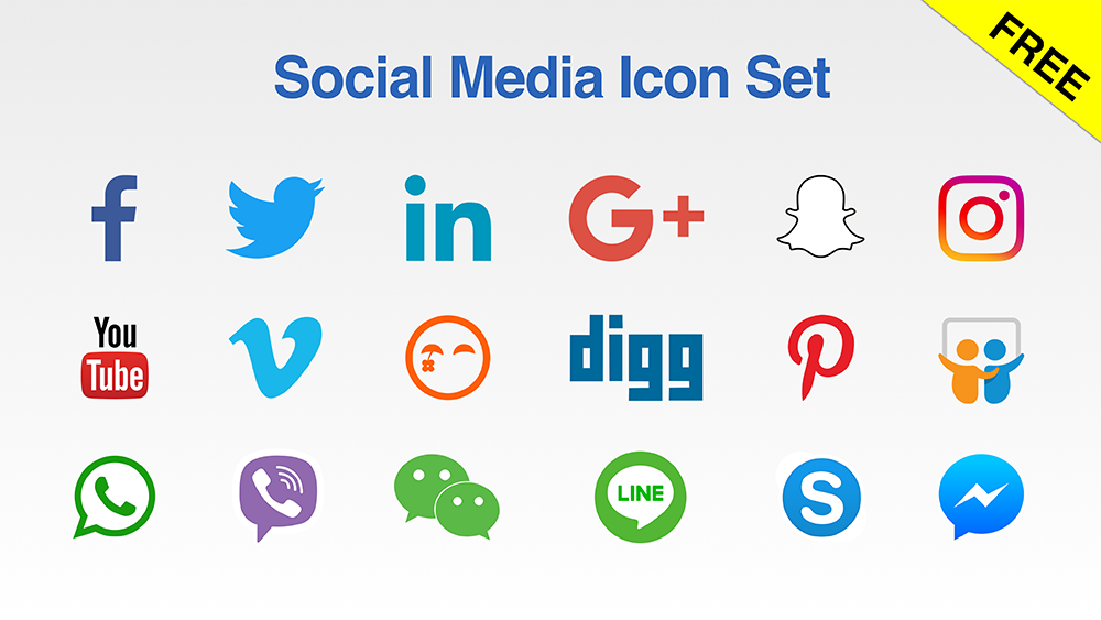 free social media icons