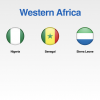Western Africa Flags
